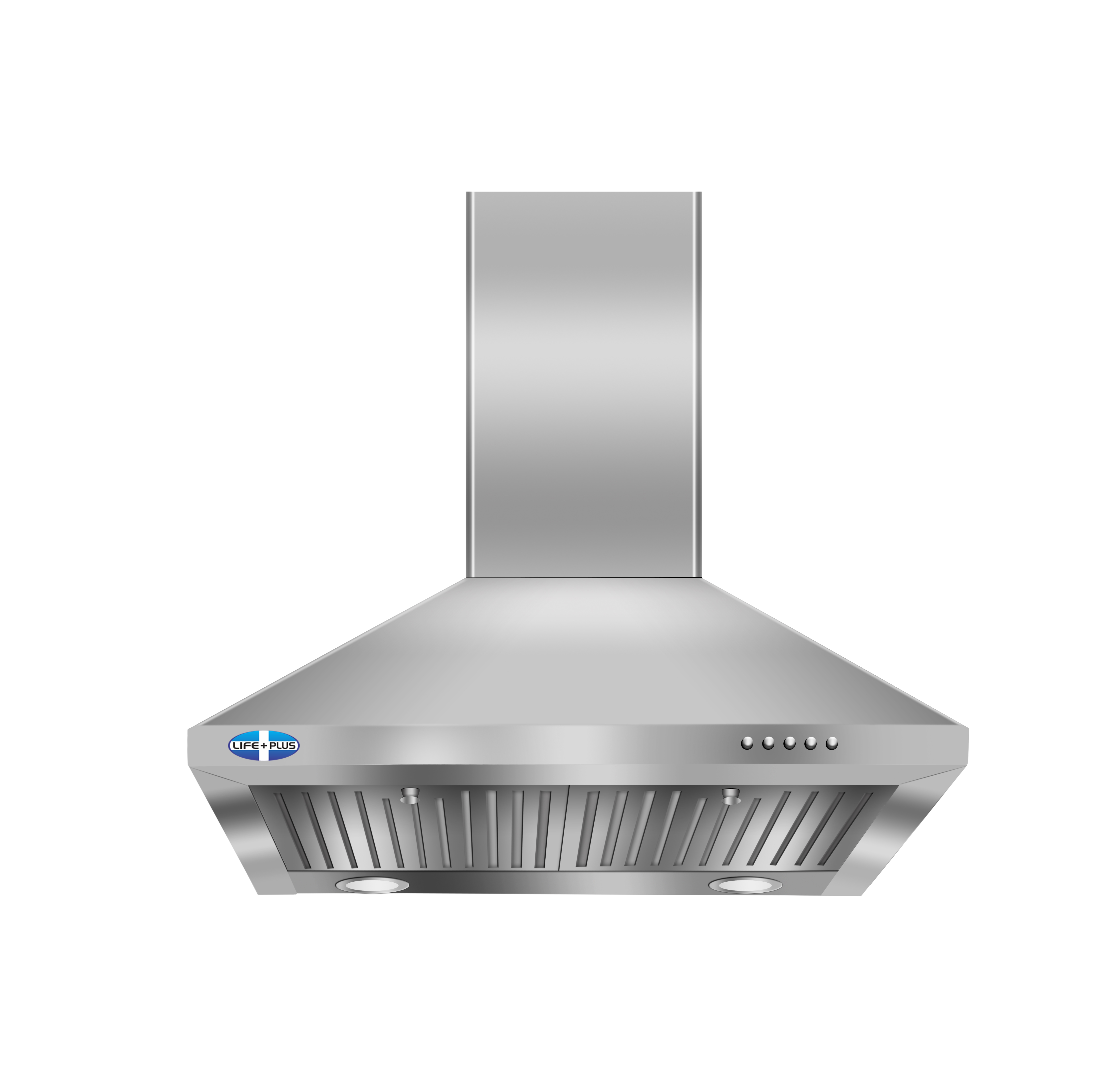 Electric Kitchen Chimney, Pyramid Shape Double Baffle filter Italian Motor 60cm 1100 m3/h -(Venus SS 1100)